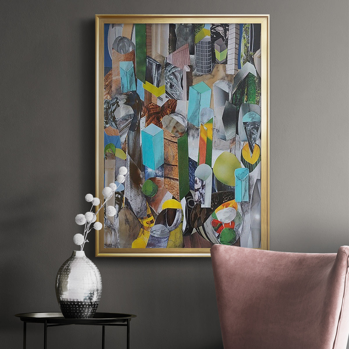 Puerto Vallarta - Modern Framed Canvas Print