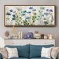 Blue Meadow - Floater Framed Canvas Print