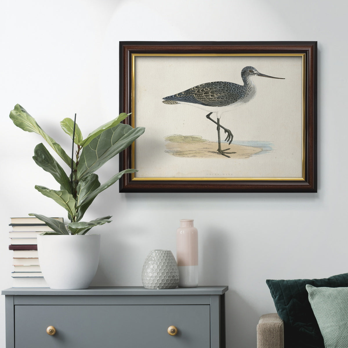 Morris Sandpipers III Premium Framed Canvas- Ready to Hang