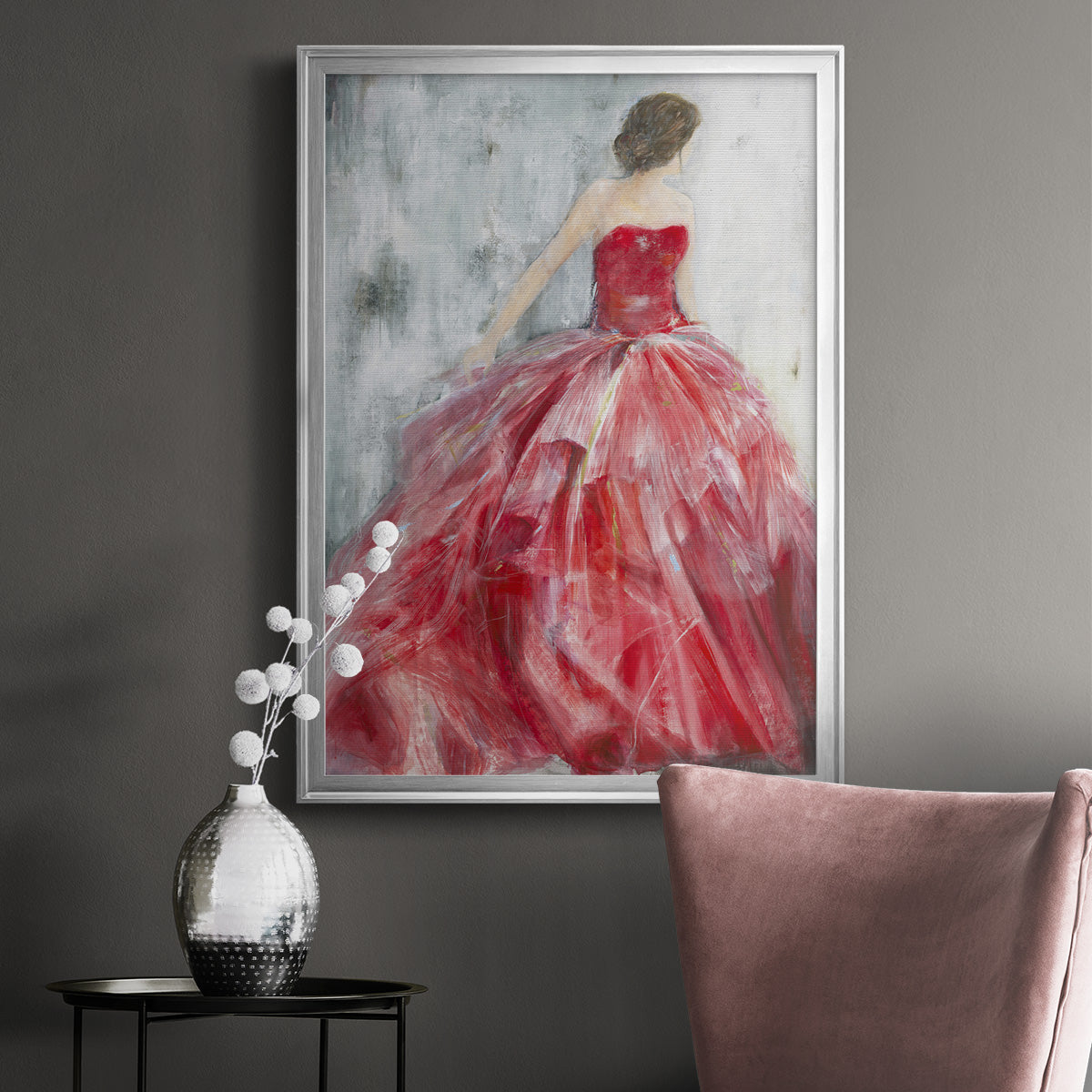 Redowa - Modern Framed Canvas Print