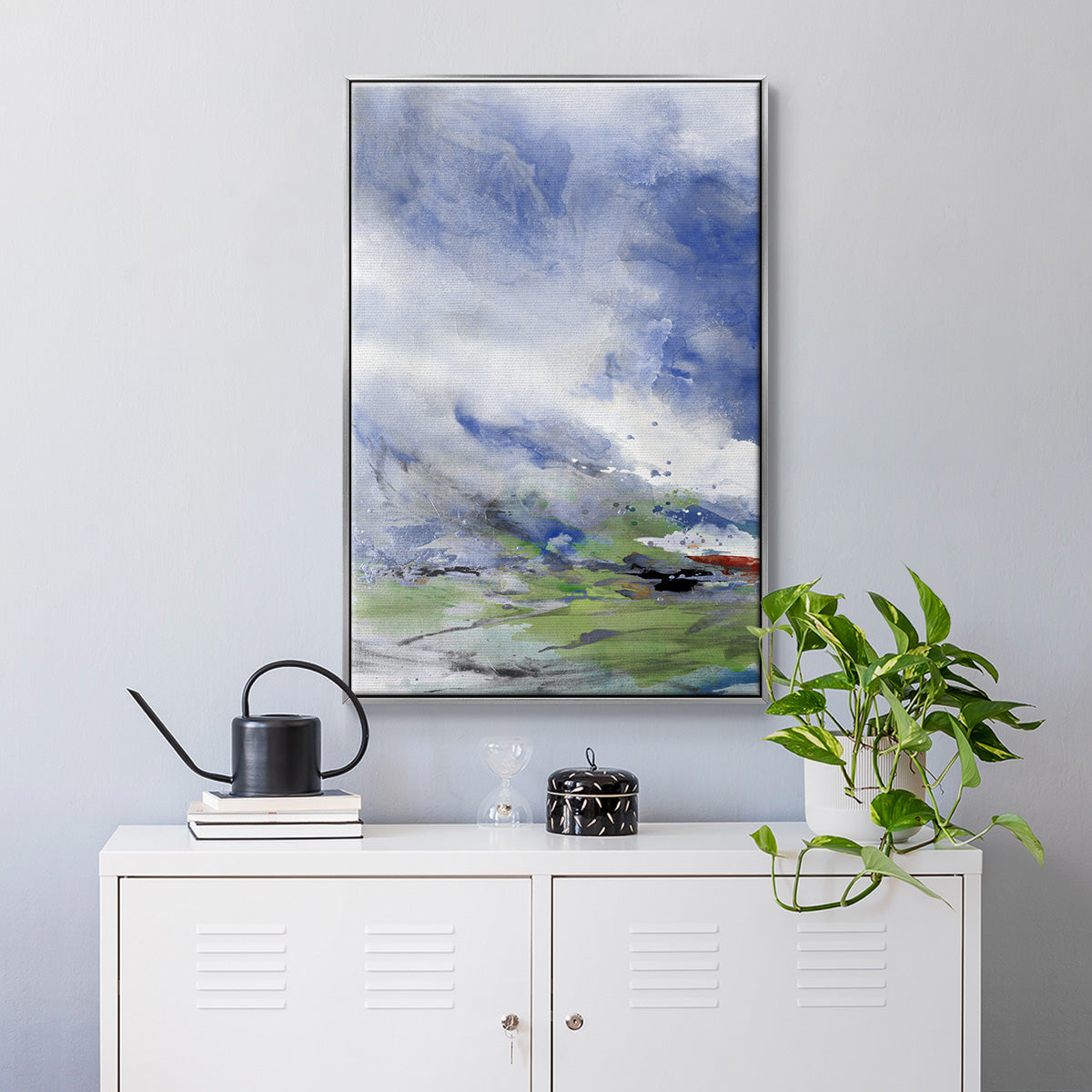 Spring Air I -  Framed Canvas Print