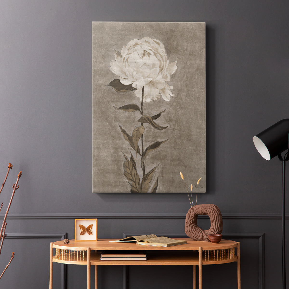 Pretty As A Peony I - Canvas Art Print
