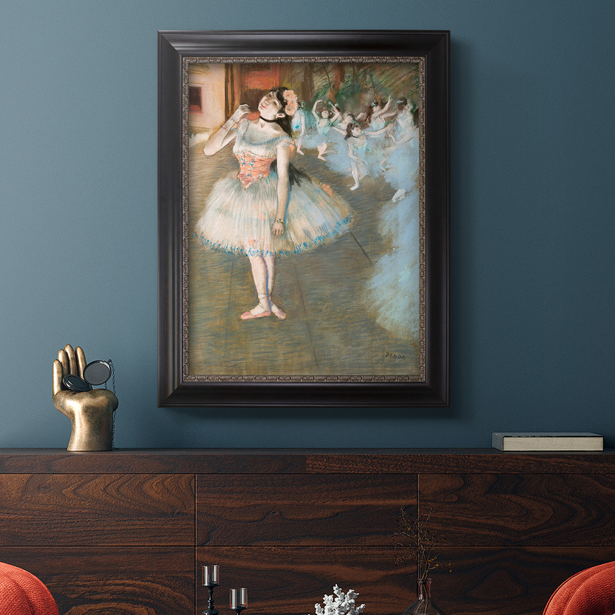 The Star - Ornate Framed Canvas Print