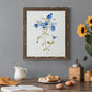 Blue Blossom Botanical II - Premium Canvas Framed in Barnwood - Ready to Hang