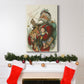 Merry Santa Premium Gallery Wrapped Canvas - Ready to Hang