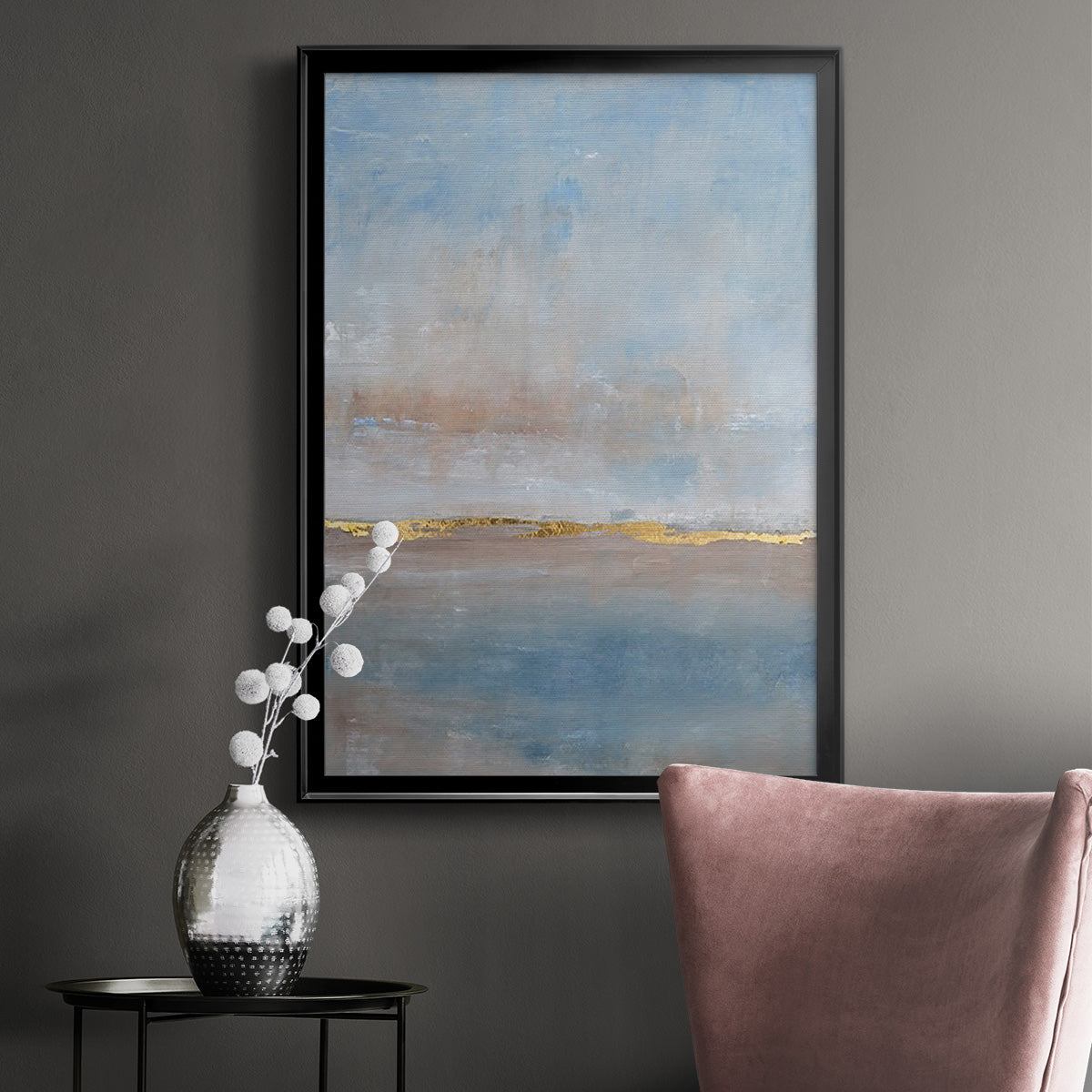 Visible Horizon II - Modern Framed Canvas Print