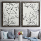 Botanical Sketch I   - Premium Framed Canvas 2 Piece Set - Ready to Hang