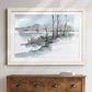 Winter Stream Watercolor I - Barnwood Framed Art Print