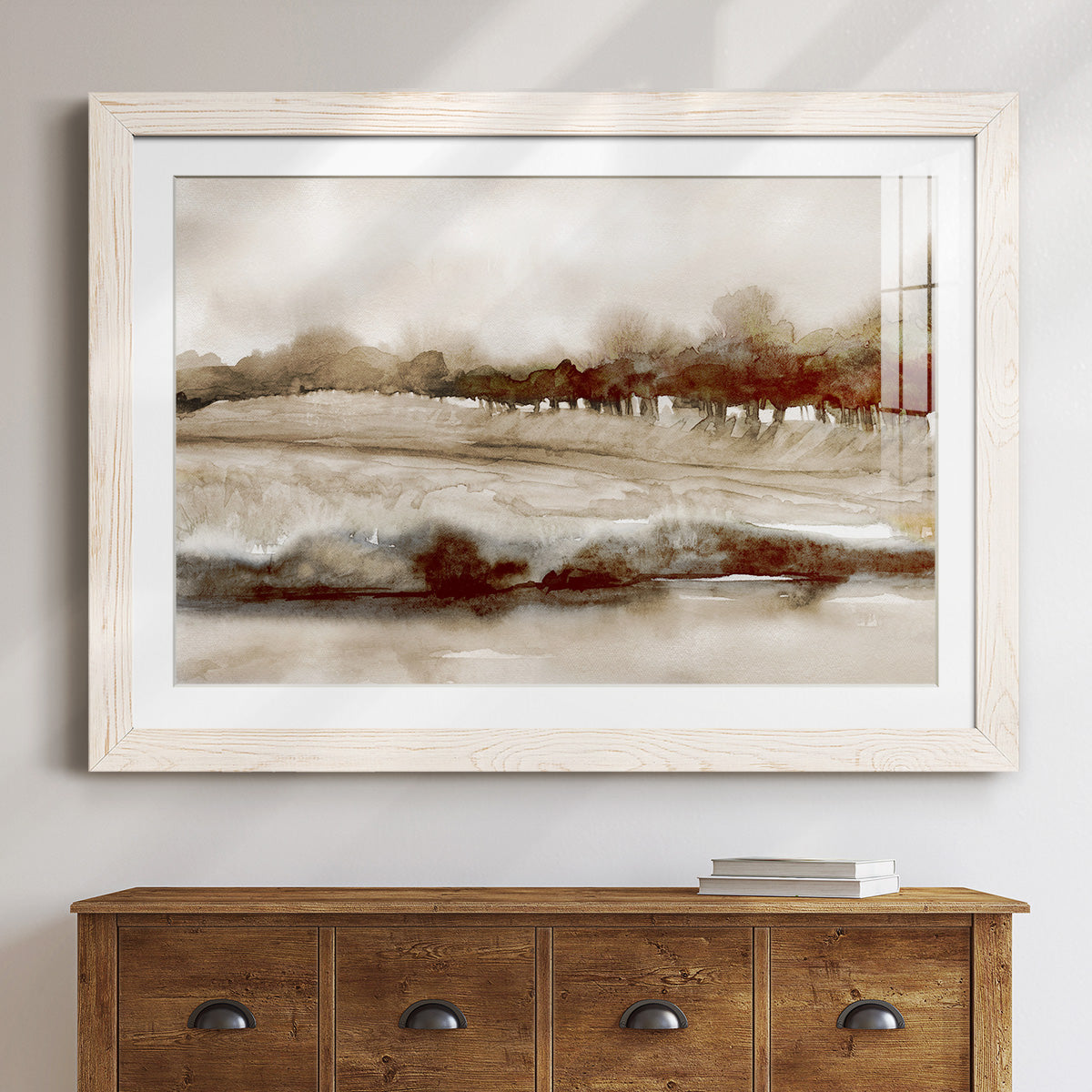 Season of Fall - Barnwood Framed Art Print