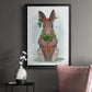 Rabbit Carrot Hug - Modern Framed Canvas Print