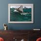 The Green Wave - Ornate Framed Canvas Print