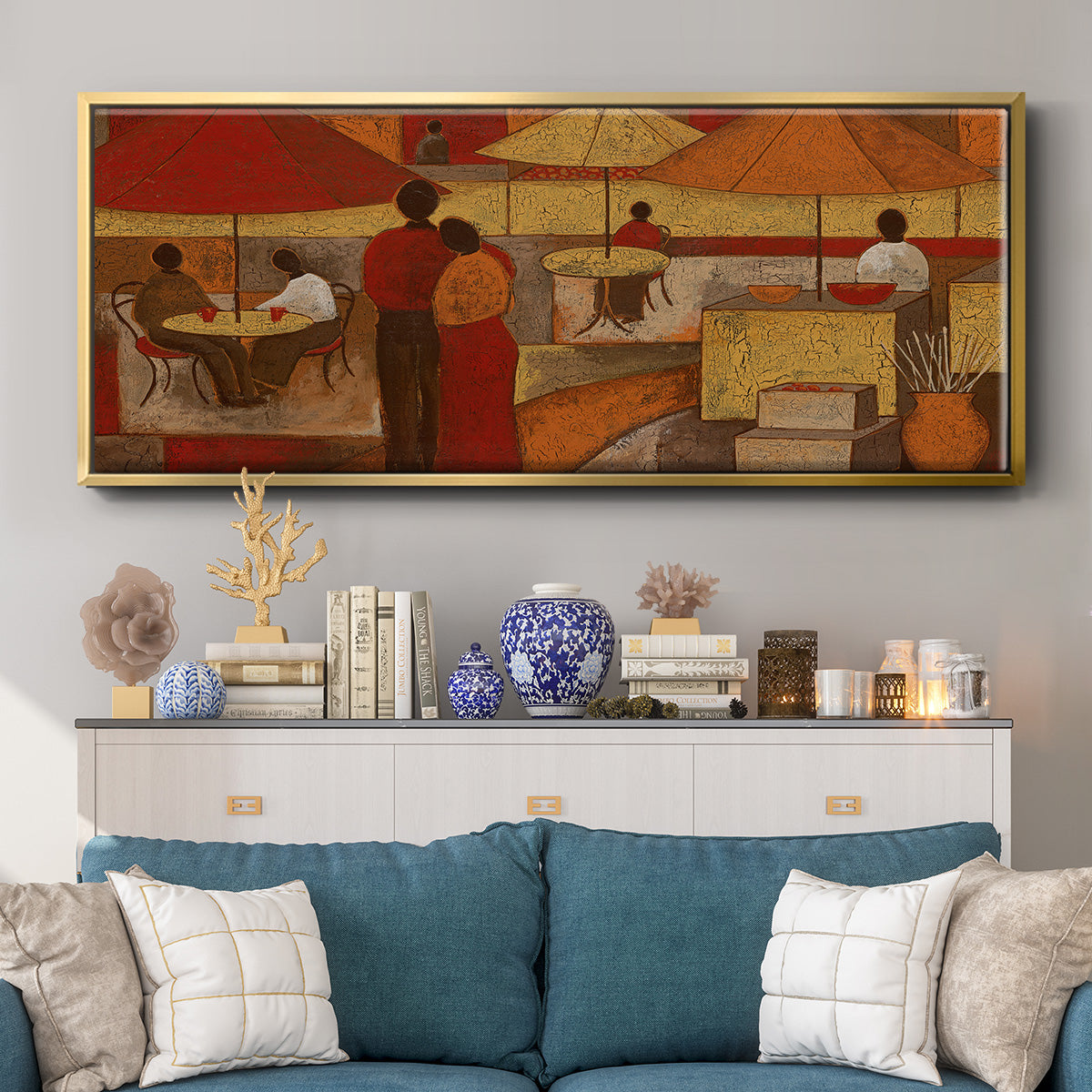 Lasting Memory II - Floater Framed Canvas Print
