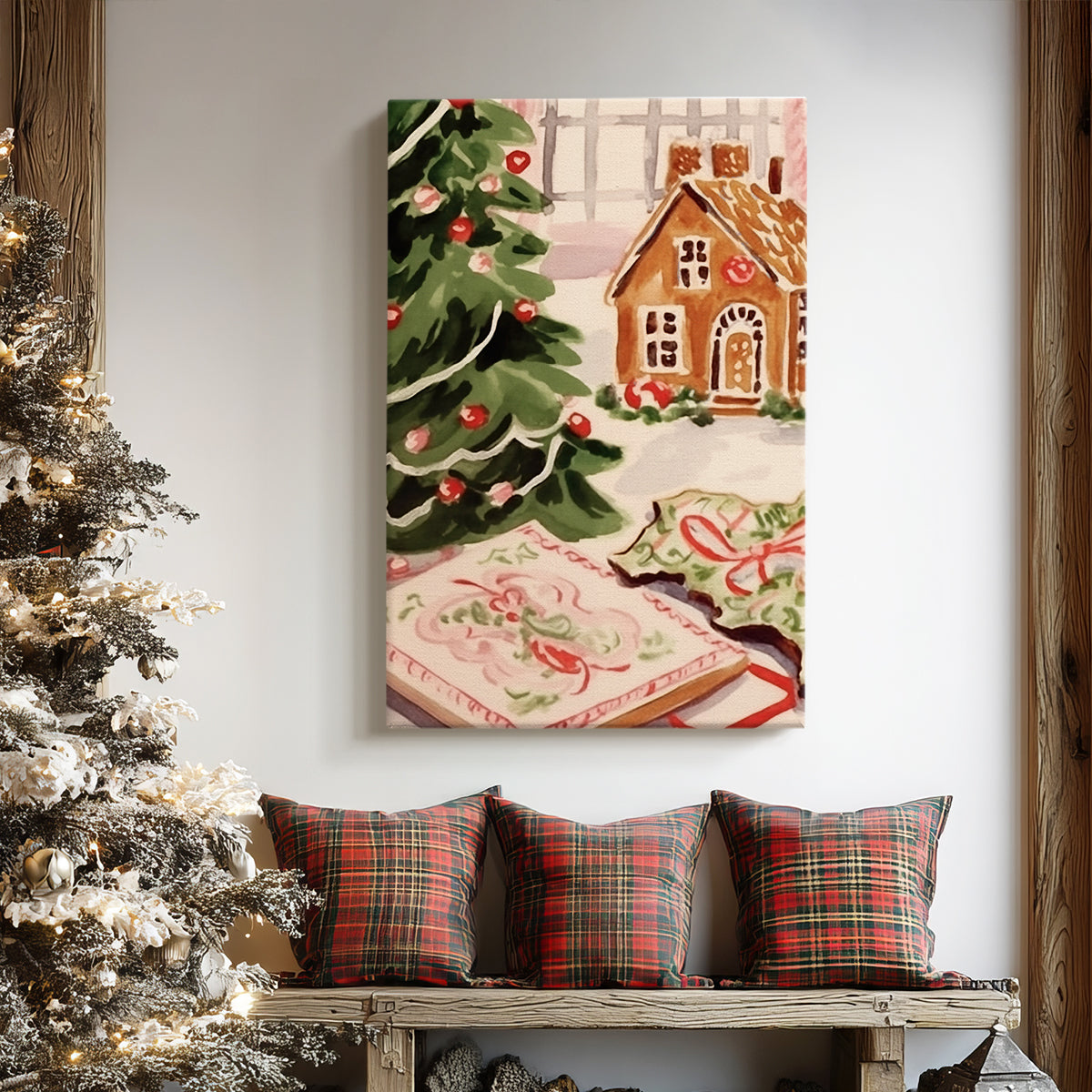 Sugar Wreath of Dusk - Canvas Art Print