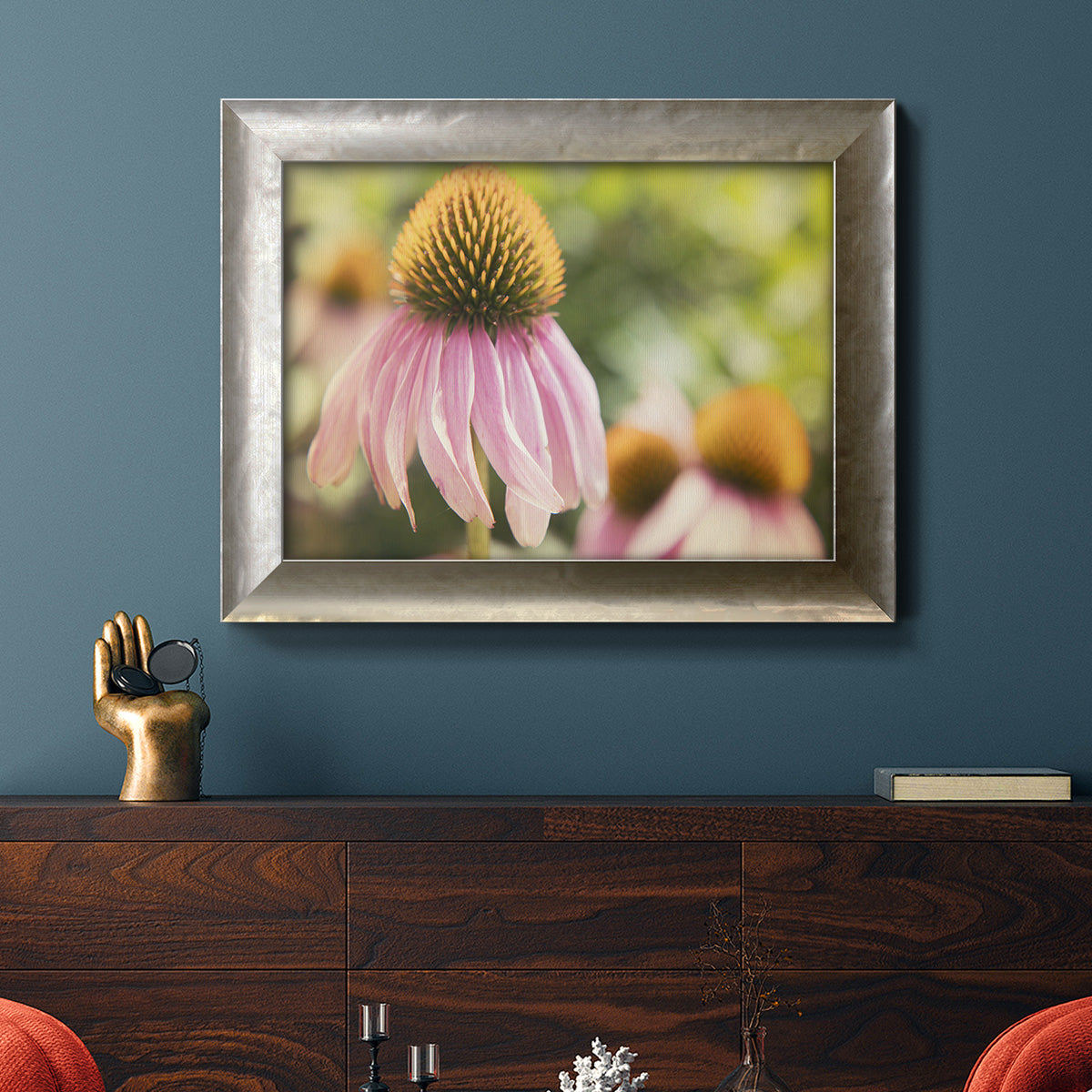 Echinacea Study II Premium Framed Canvas- Ready to Hang