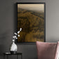 Golden Fog II - Modern Framed Canvas Print