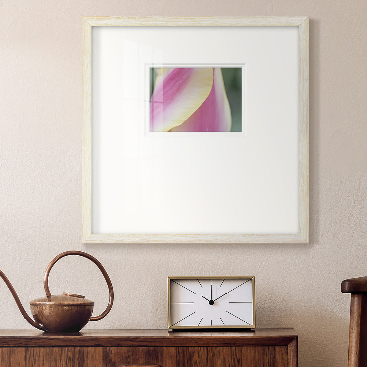 Delicate Premium Framed Print Double Matboard