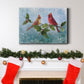 Winter Cardinal Duet II - Premium Gallery Wrapped Canvas  - Ready to Hang