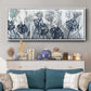 Indigo Field - Floater Framed Canvas Print