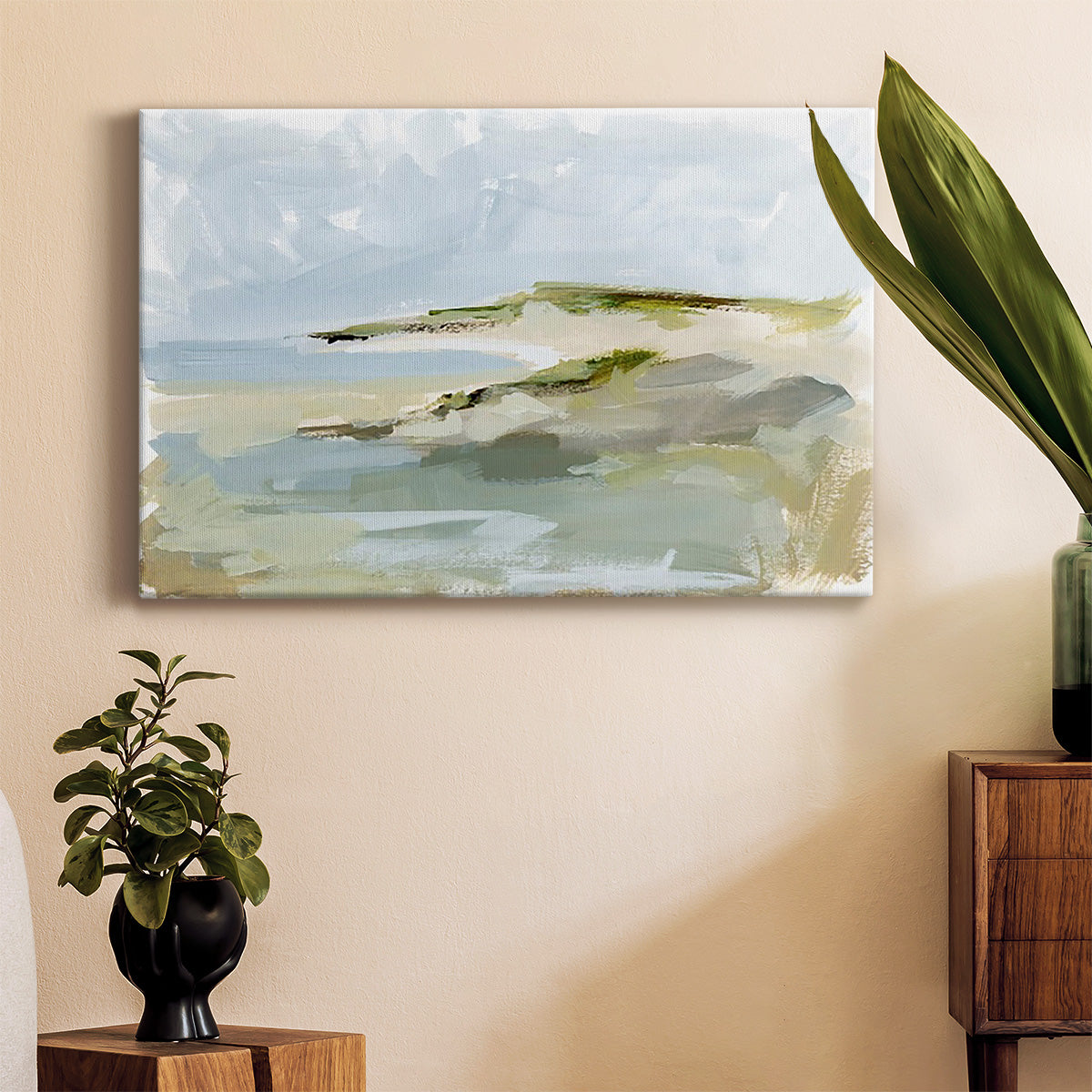 Sea Cove Impression I Premium Gallery Wrapped Canvas - Ready to Hang