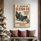 Golden Icicles Village - Canvas Art Print