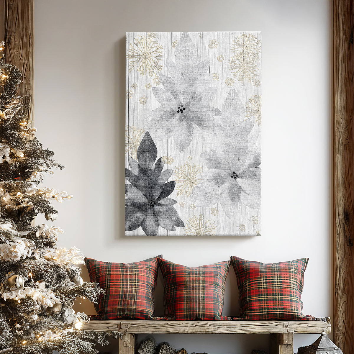 Snowwhite Midwinter Carol - Canvas Art Print