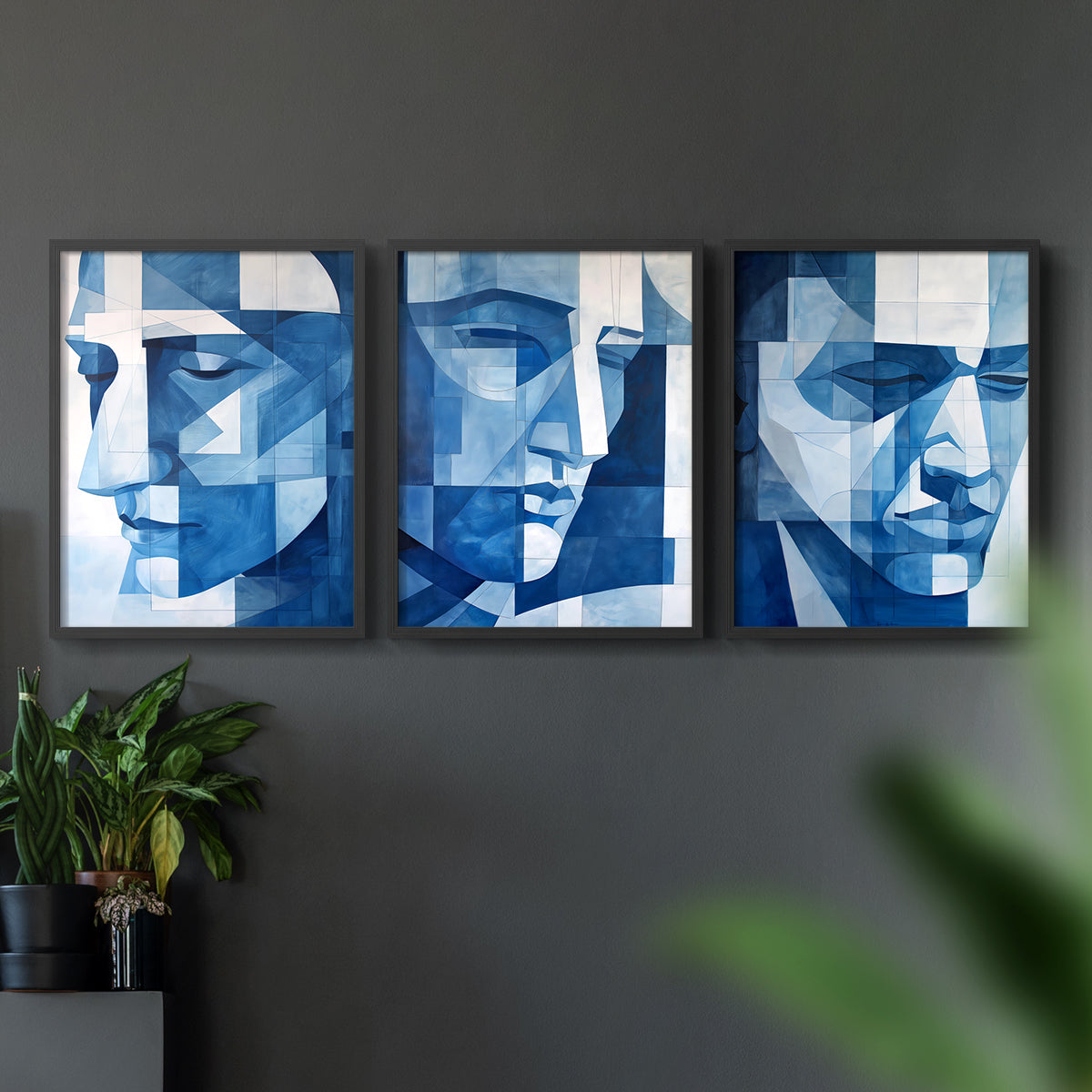 Abstract Series XXVIII - Restickable Framed Art Set