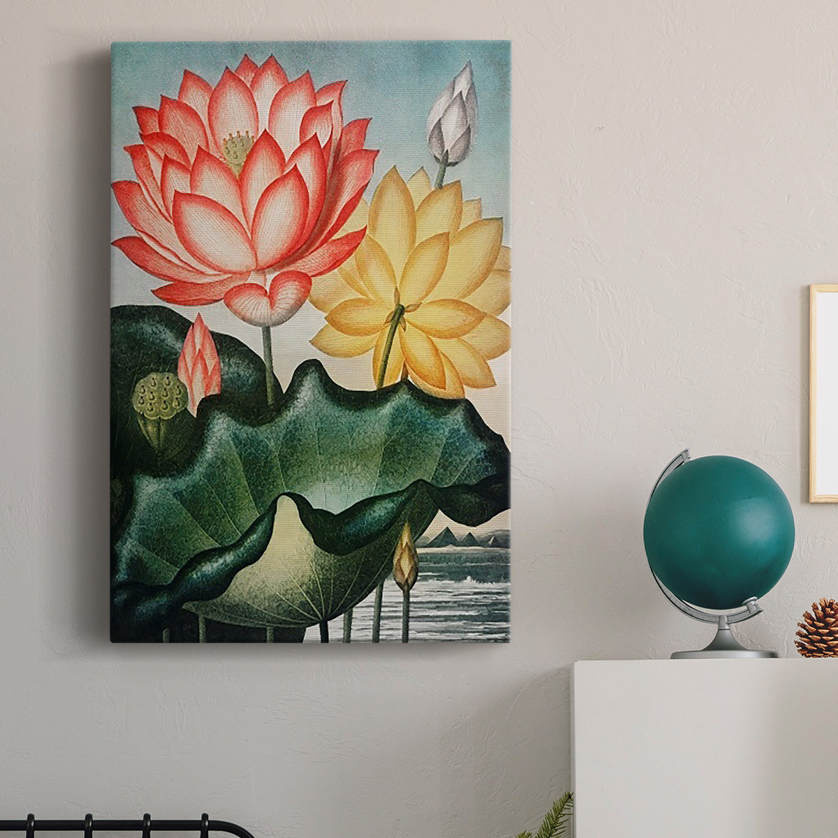 Temple of Flora V - Canvas Art Print