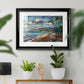 Morning Moon Over Waikiki - Modern Framed Art Print