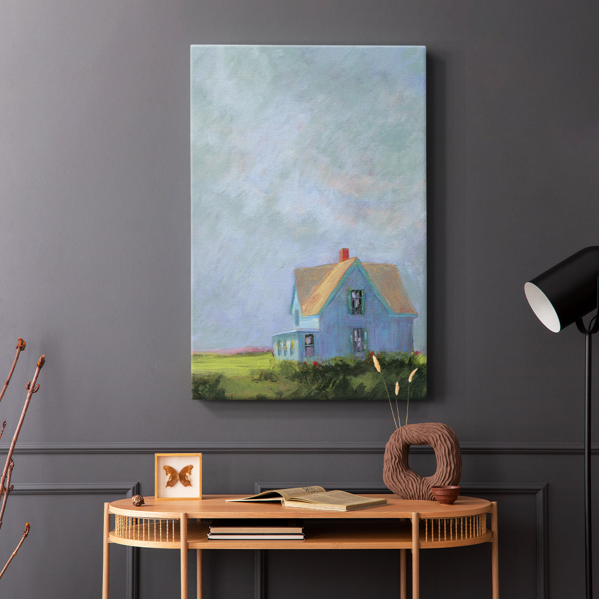 Blue Cape - Canvas Art Print