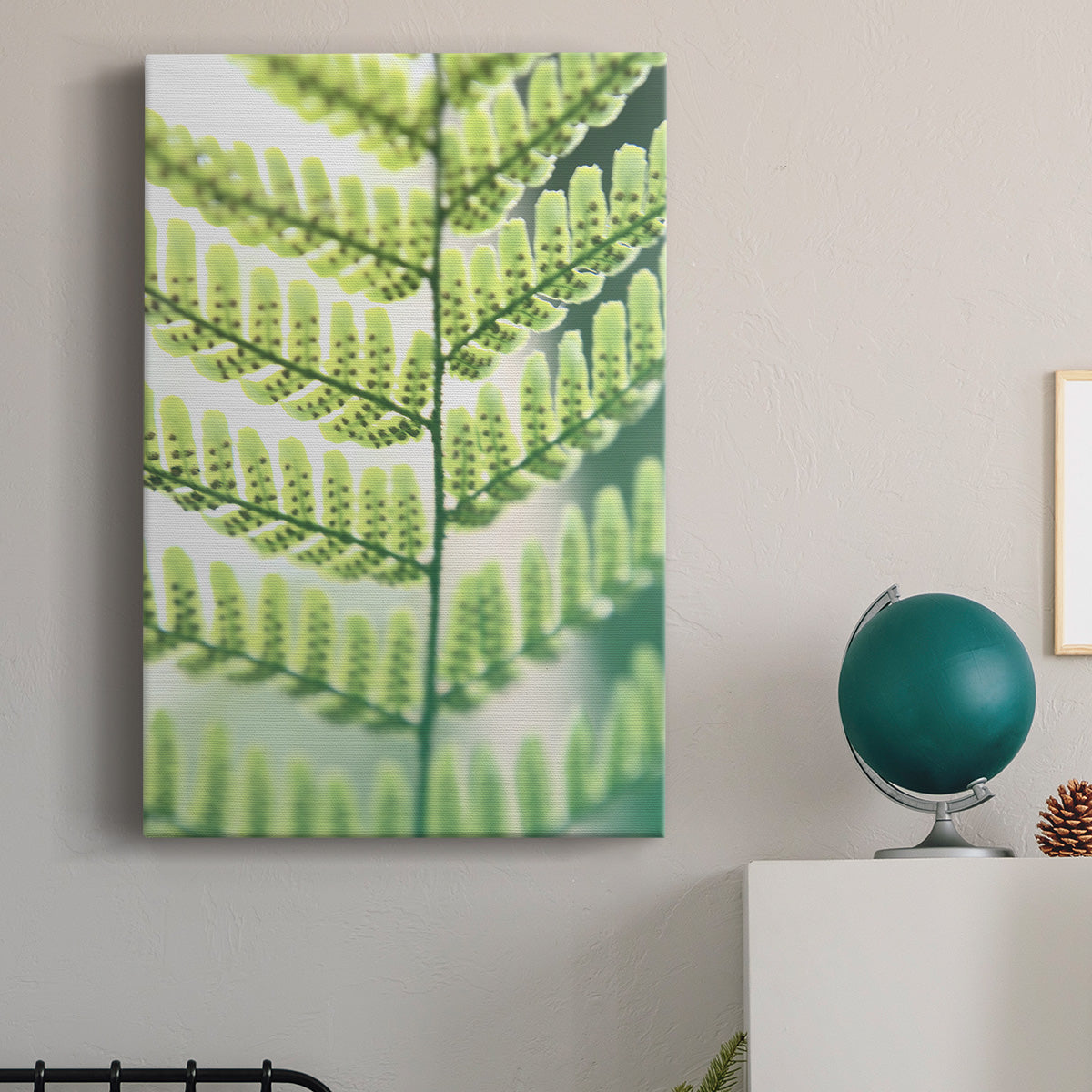 UA Fern Glow I Premium Gallery Wrapped Canvas - Ready to Hang