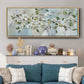 Painterly Blossoms - Floater Framed Canvas Print