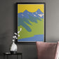 Bright Glacial Lake II - Modern Framed Canvas Print