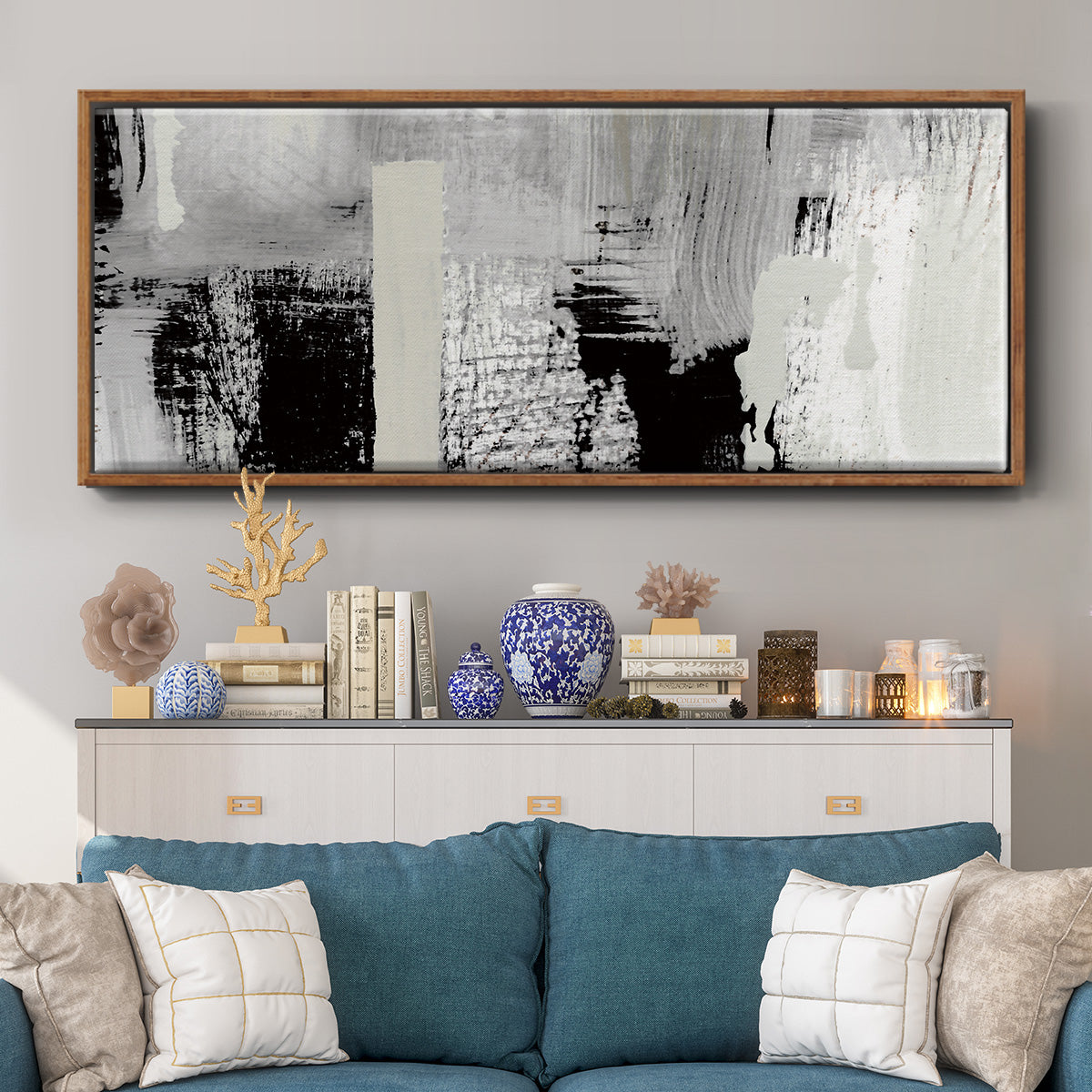 The Beginning of Summer - Floater Framed Canvas Print