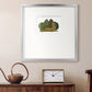 Hare Reclining in Leaves Premium Framed Print Double Matboard