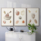 Pastel Knorr Shells VI - Framed Premium Gallery Wrapped Canvas L Frame 3 Piece Set - Ready to Hang