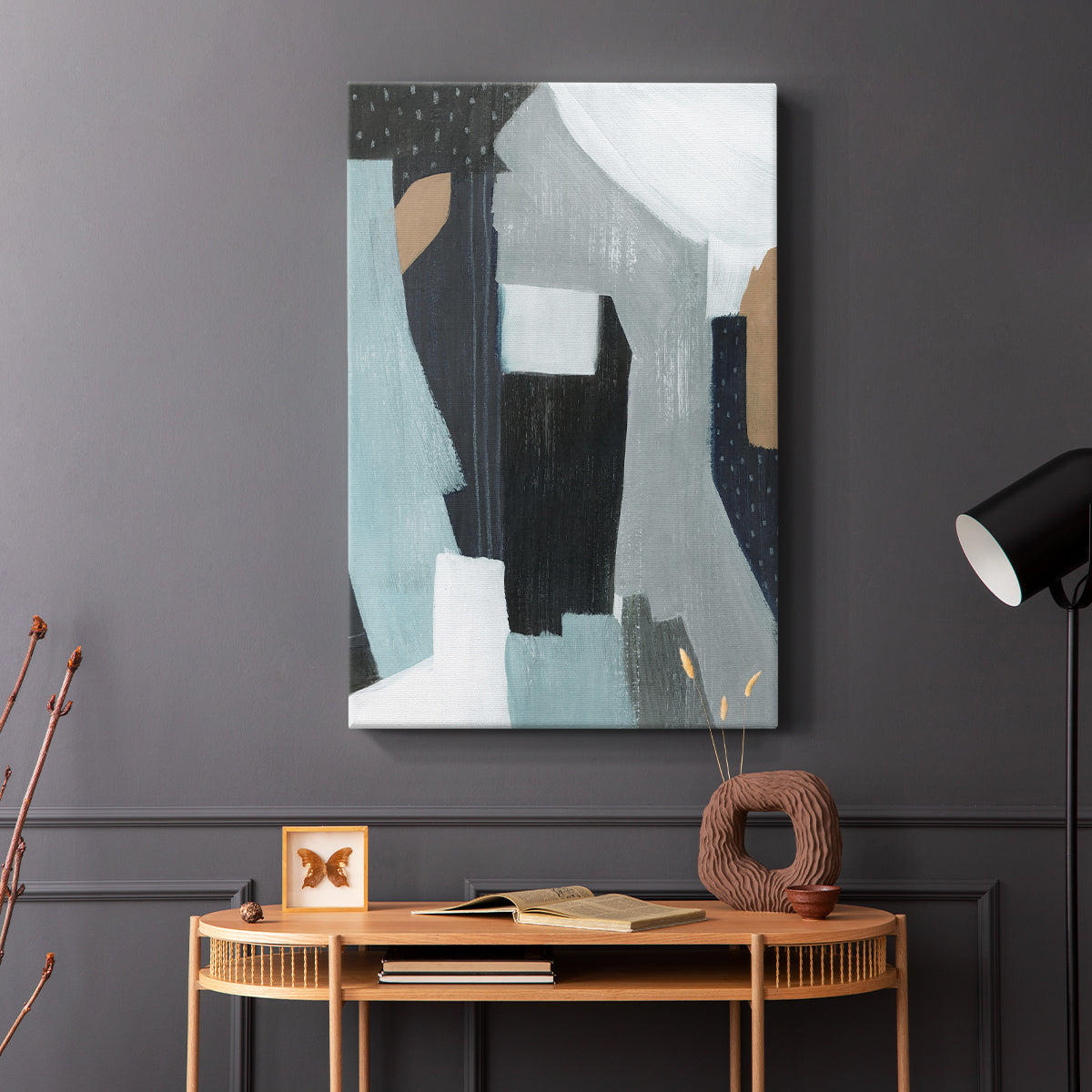 Tangerine Lagoon I - Canvas Art Print