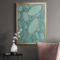 Blue Orbs II - Modern Framed Canvas Print