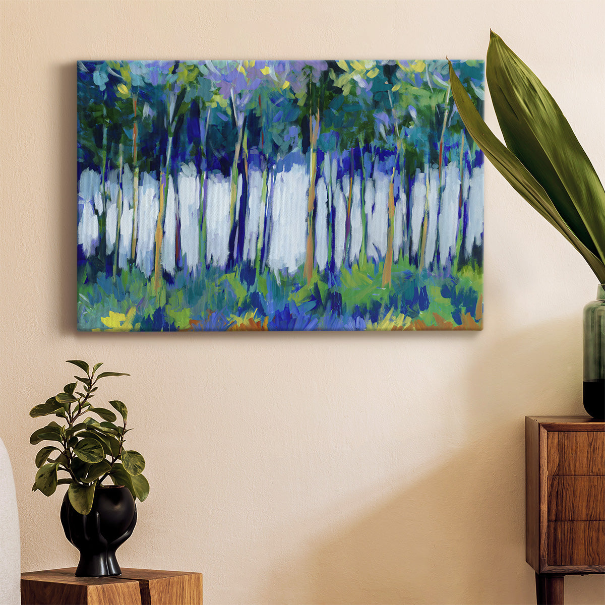 Light Through the Trees Premium Gallery Wrapped Canvas - Ready to Hang