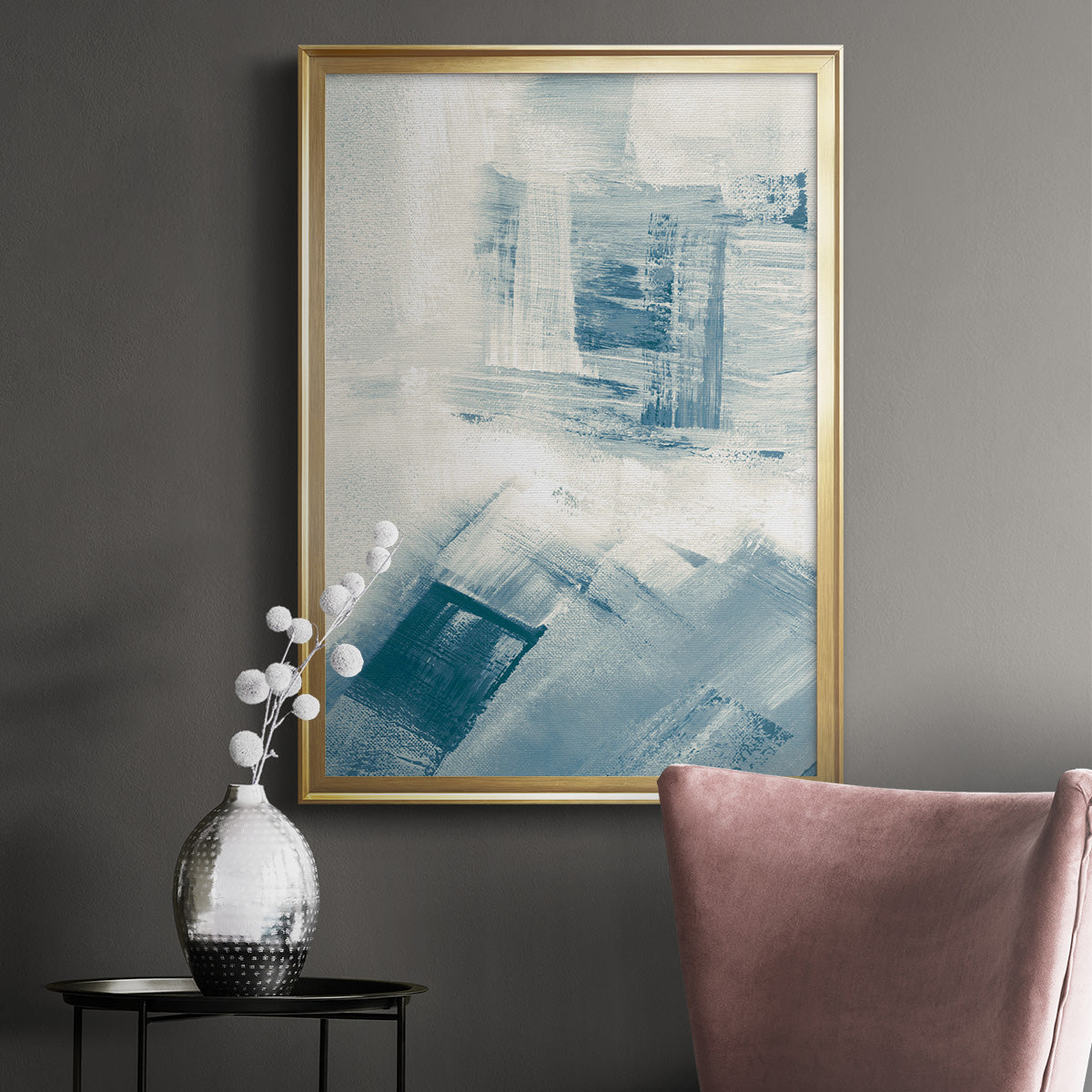 Wind Blown II - Modern Framed Canvas Print