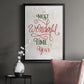 Wonderful Time of the Year - Modern Framed Canvas Print