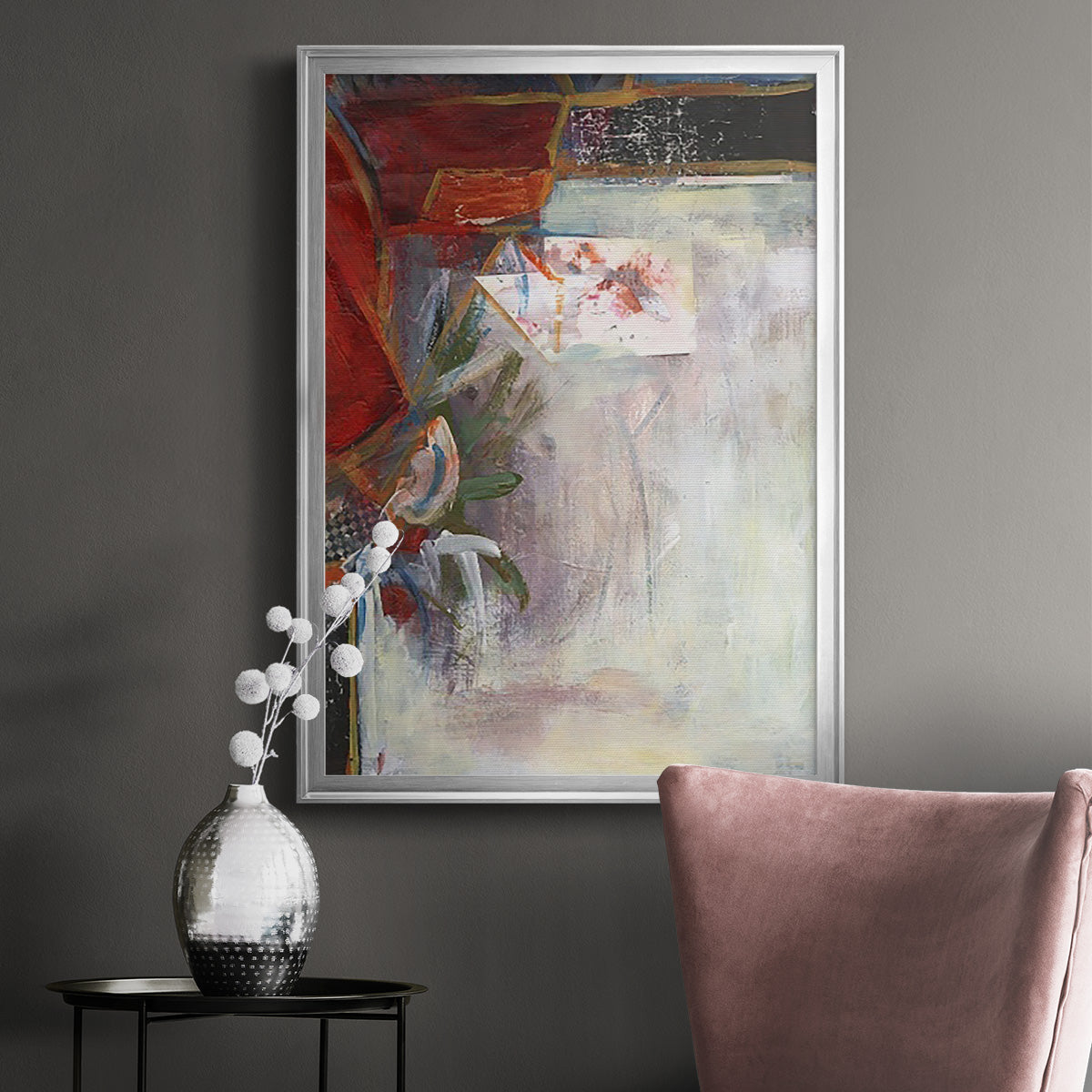 City Life III - Modern Framed Canvas Print