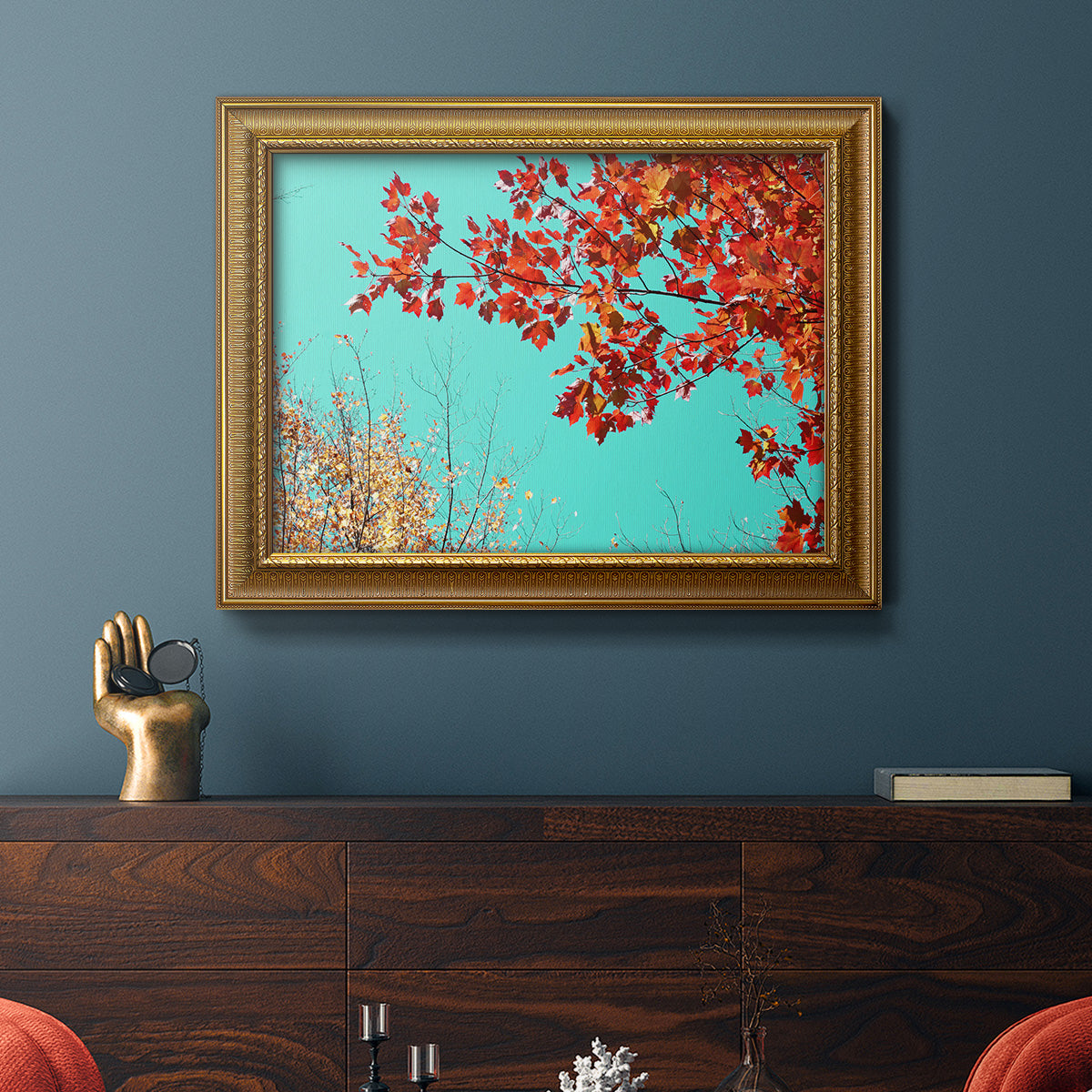 Autumn Tapestry I - Ornate Framed Canvas Print