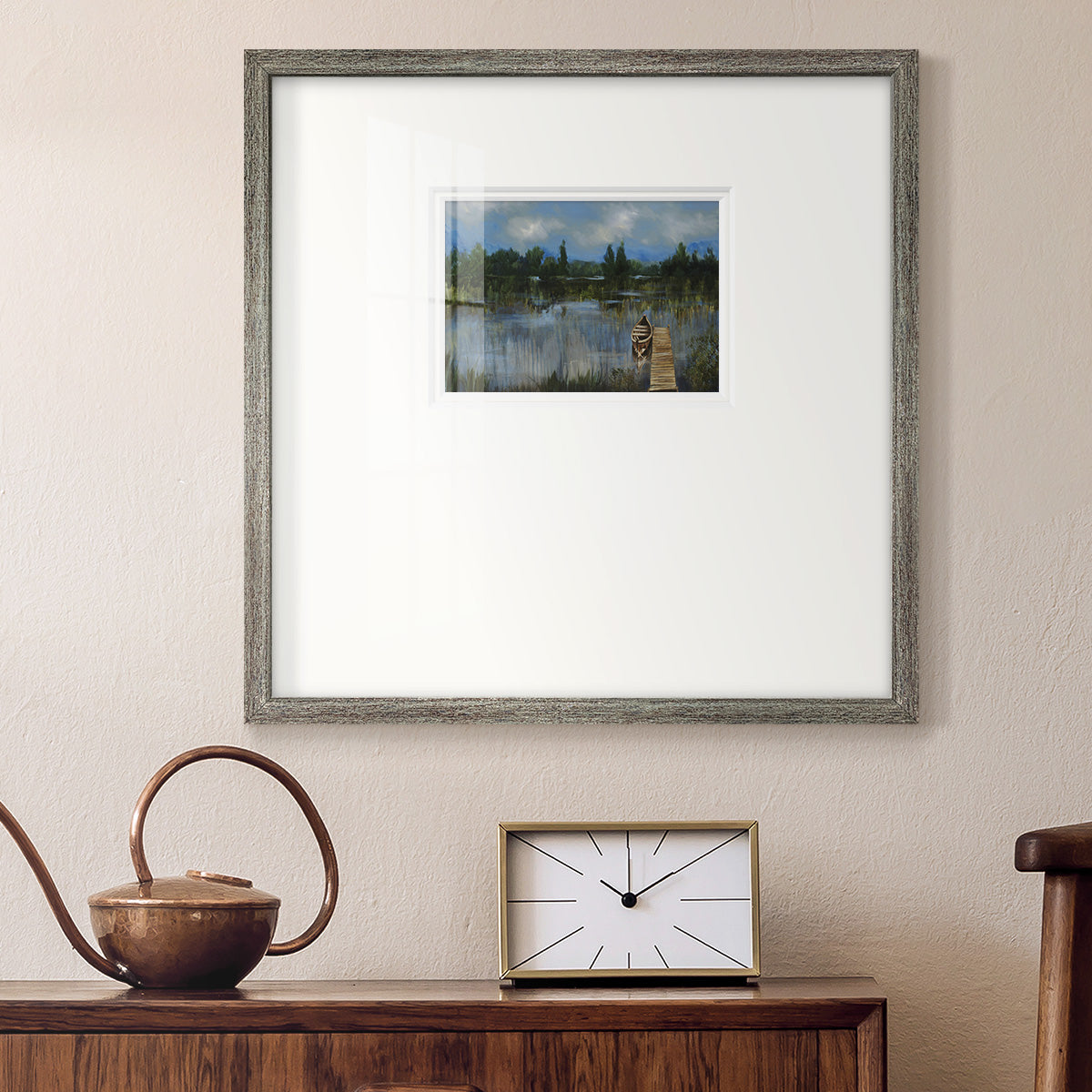 A Quiet Place Premium Framed Print Double Matboard