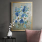 Blue Garden II - Modern Framed Canvas Print