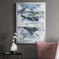Blue Memories II - Modern Framed Canvas Print