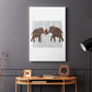 Elephant Bouquet, Landscape - Canvas Art Print