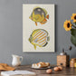 Yellow & Grey Fish IV Premium Gallery Wrapped Canvas - Ready to Hang