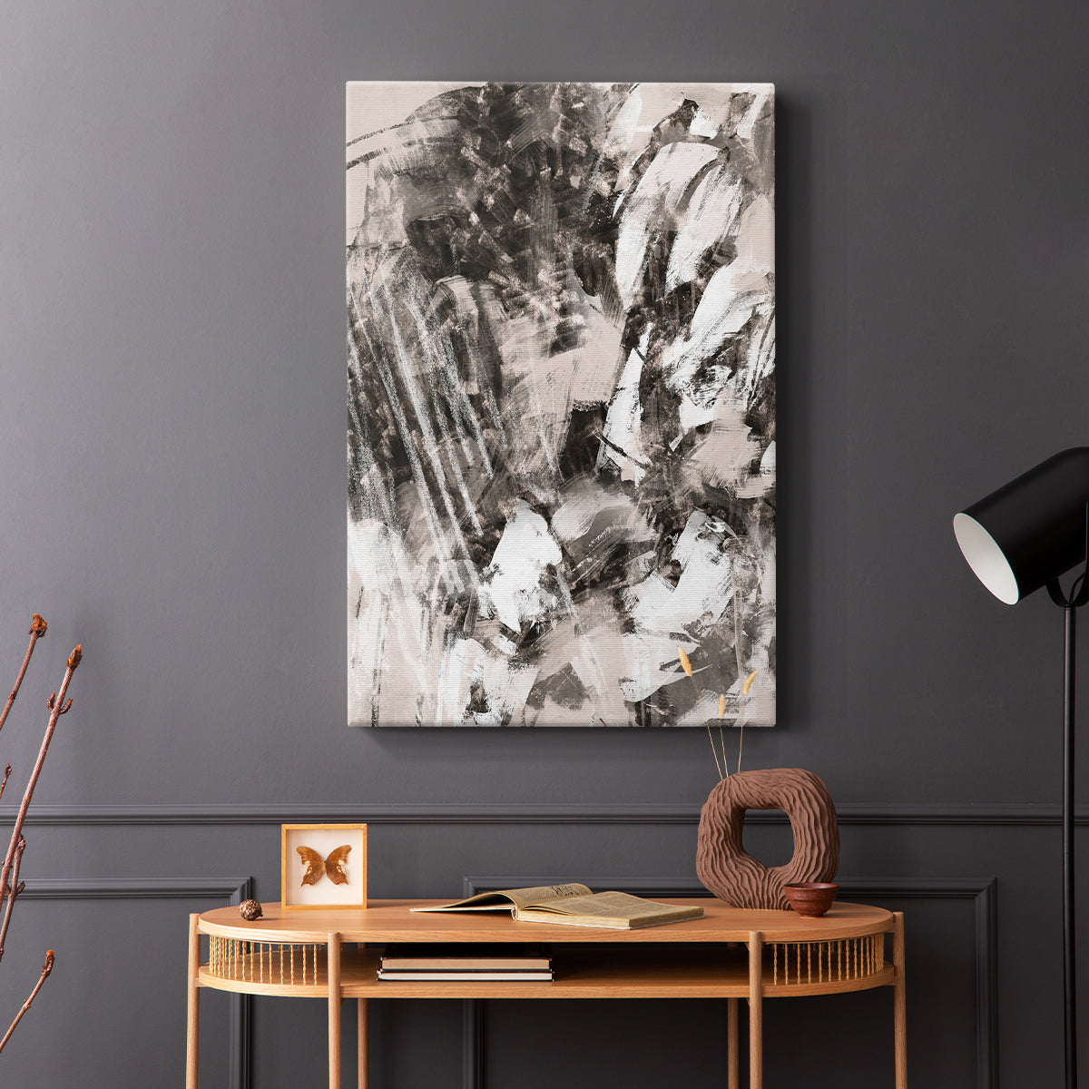 Blush Blackboard I - Canvas Art Print