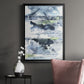 Blue Memories II - Modern Framed Canvas Print