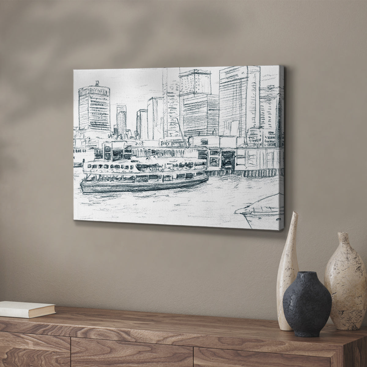Ferryboats IV - Canvas Art Print
